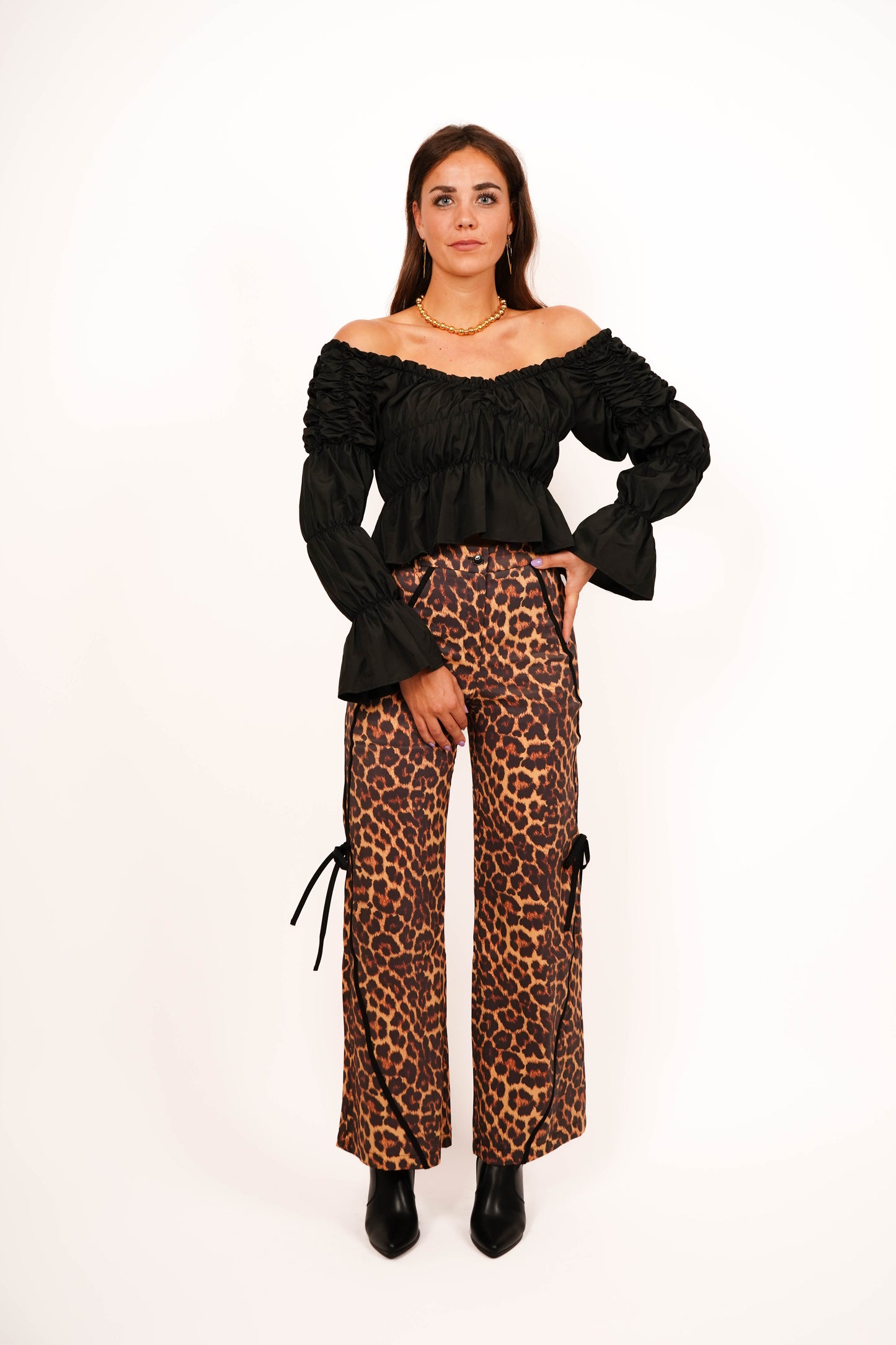 Laagam Vicky Leopard Pants