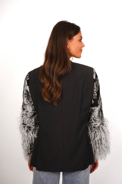 ATTIRE Pino Blazer Black Lace