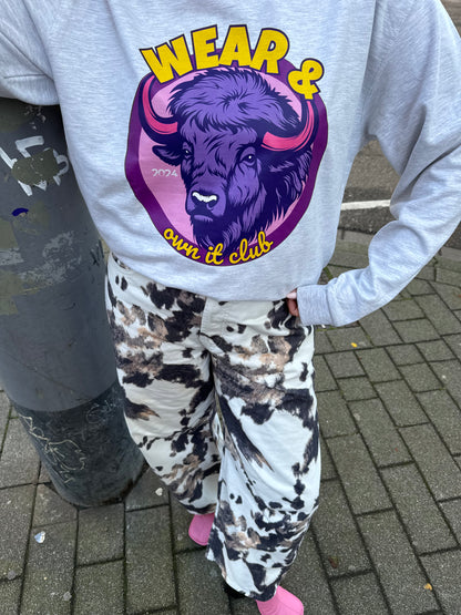 Wear & Own it sweater Purple Bull