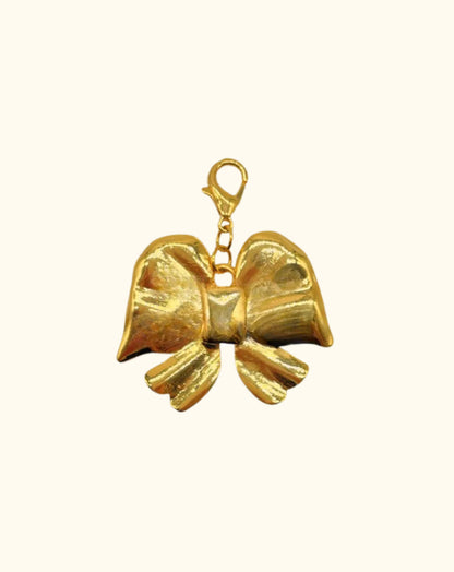 SUSMIES Bow Charm Gold