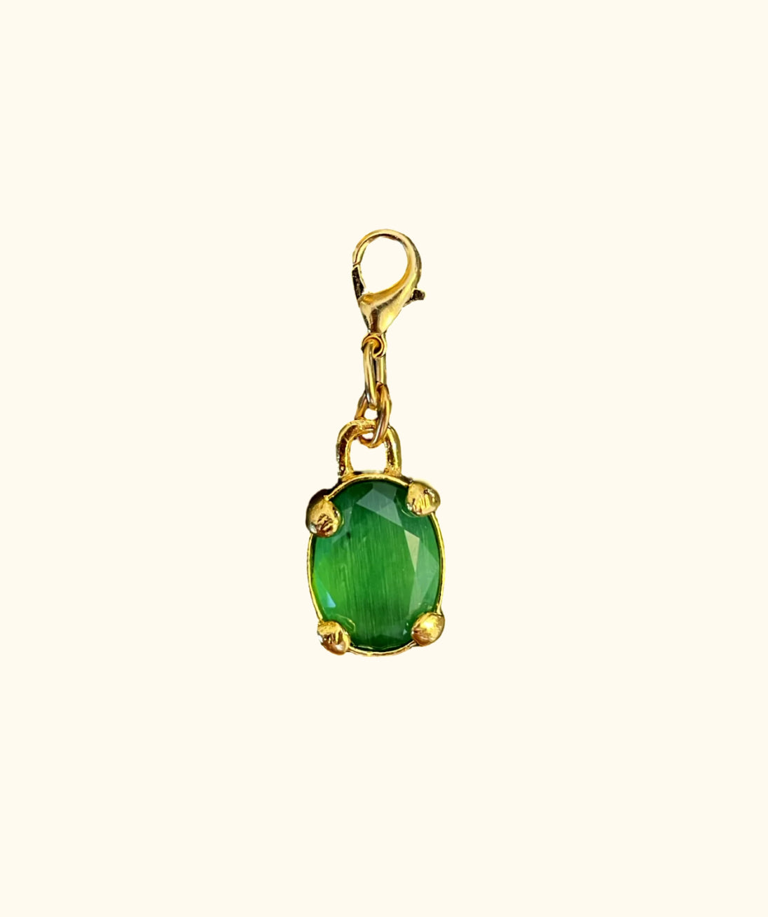 SUSMIES Green Diamond Charm Gold