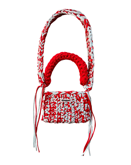 DAZZLED The Bowie tas rood & blauw