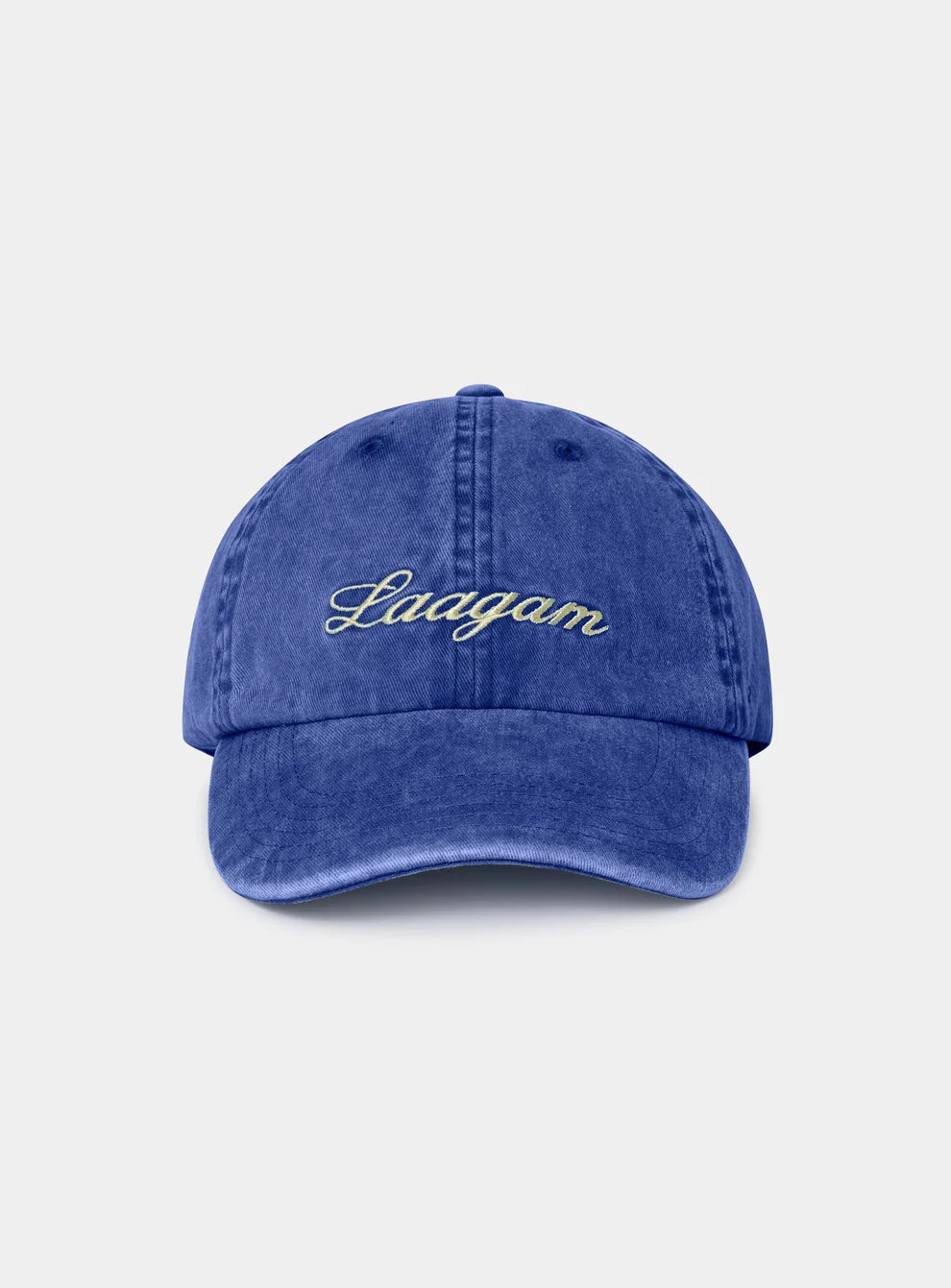 Laagam Blue Embroidered Logo Cap