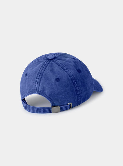 Laagam Blue Embroidered Logo Cap