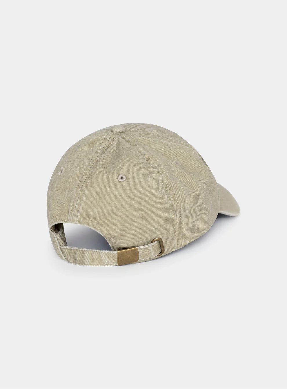 Laagam Beige Embroidered Logo Cap